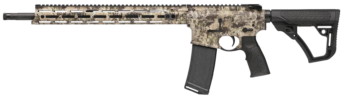 Daniel Defense DDM4 Hunter 5.56x45mm NATO 18" 32+1 Semi-Auto Rifle - Kryptek Highlander — view 2