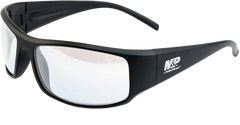 M&P Accessories Thunderbolt Shooting Glasses Full Size Clear Mirror Lens Black — view 2