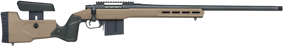 Mossberg Patriot LR Tactical 6.5 PRC 22" 10+1 Bolt-Action Rifle - MDT Oryx FDE Stock, Threaded Barrel — view 2