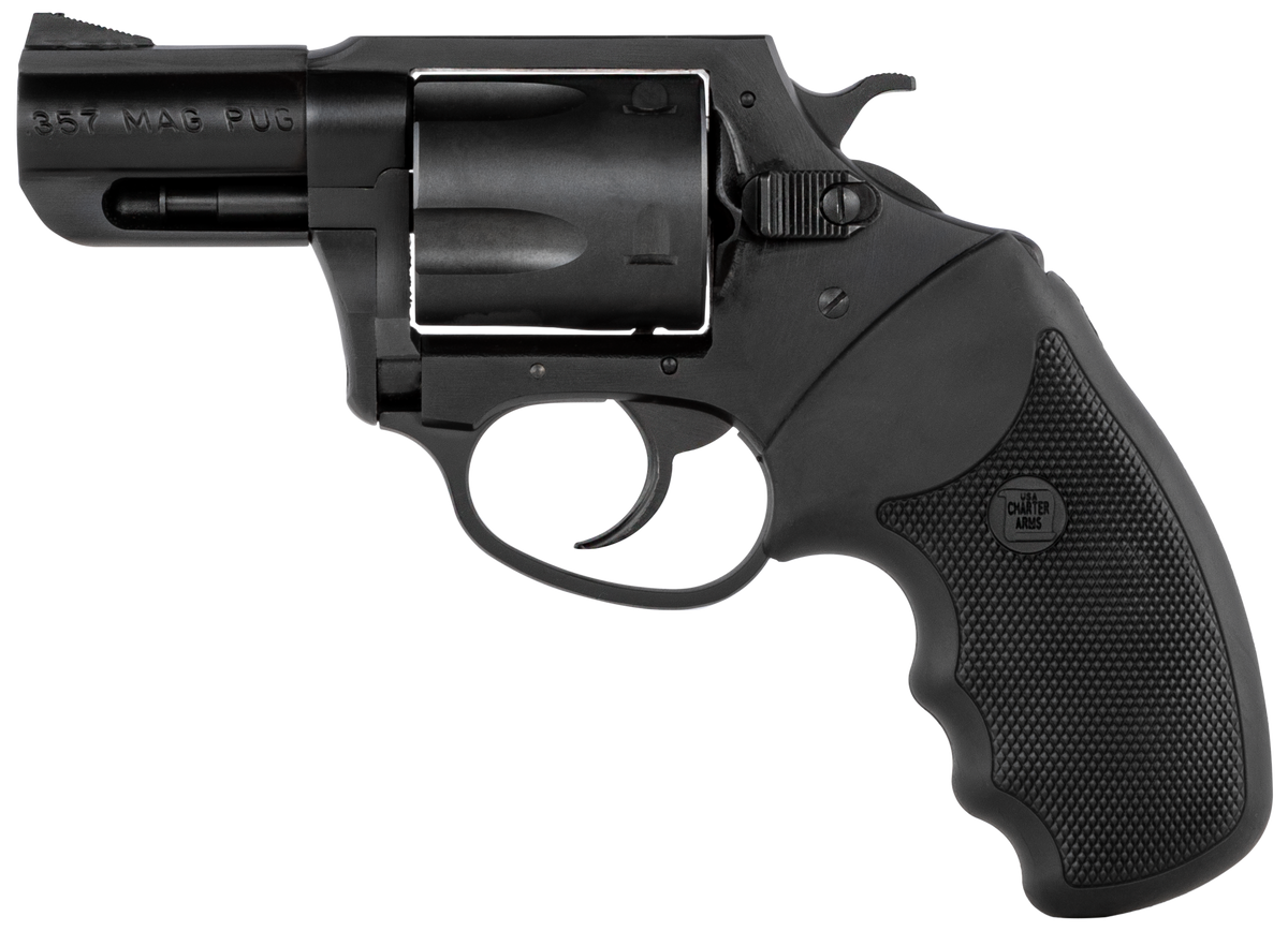 Charter Arms Mag Pug 357 Mag 2.20" 5-Rd DA/SA Revolver - Black Nitride — view 2