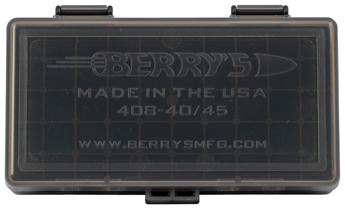 Berry's 19642 Ammo Box 9mm Luger,.380 ACP 50rd Smoke Lid w/Black Bottom — view 2