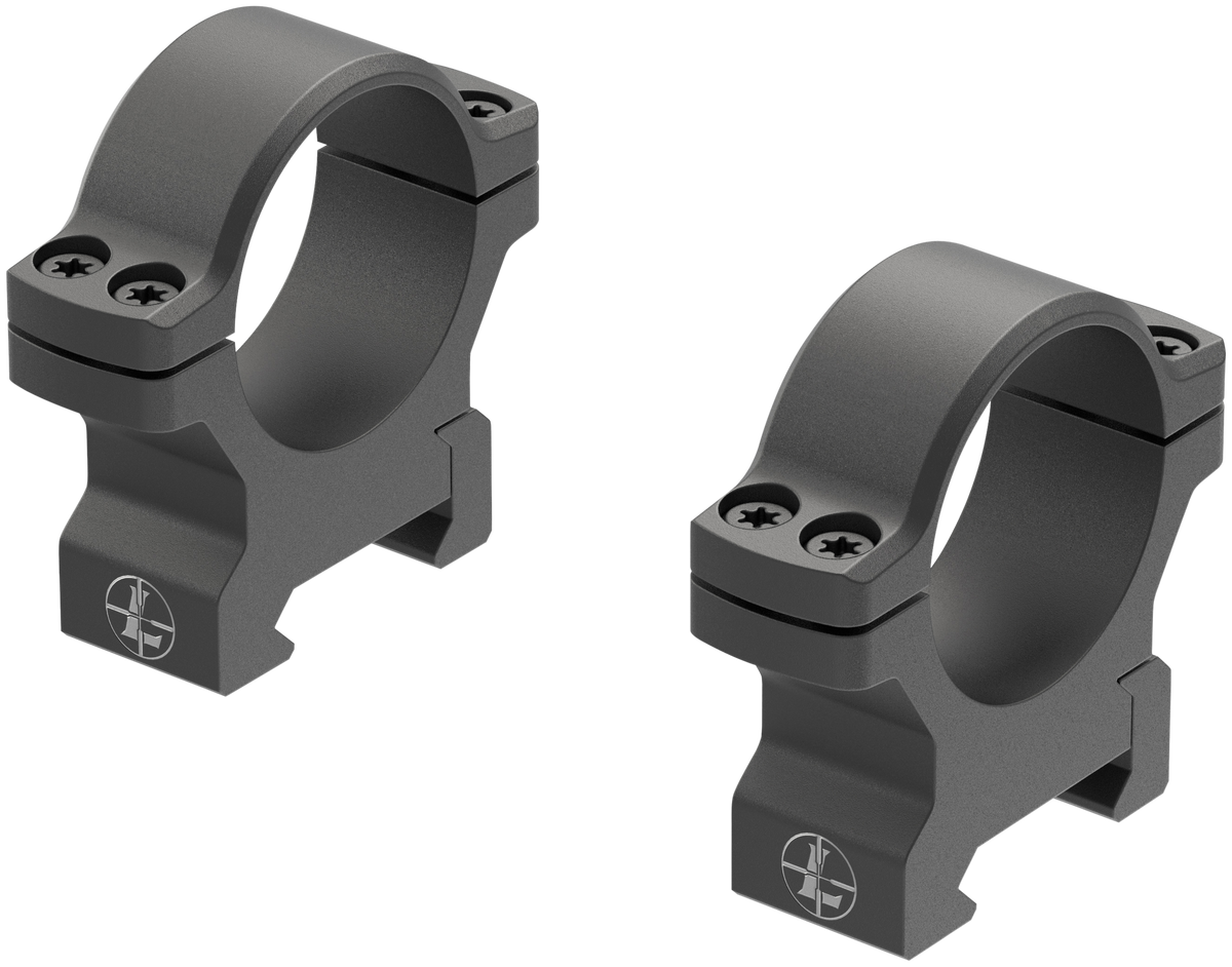 Leupold BackCountry Cross-Slot 30mm Medium Matte Black Scope Rings - 2-Piece Set — view 2