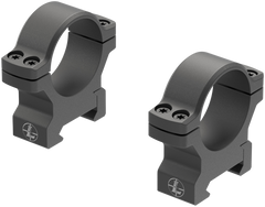 Leupold BackCountry Cross-Slot 30mm Medium Matte Black Scope Rings - 2-Piece Set — view 2