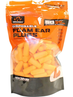 Walkers Game Ear Foam Ear Plugs 32 dB NRR In The Ear Orange 50 Pair — view 2