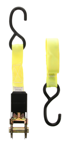 Muddy 1" x 10' Standard Duty Hi-Vis Ratchet Strap 4-Pack — view 2