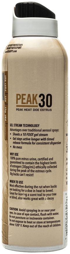 Tinks Hot Shot Peak30 Doe In Estrus Deer Scent 5 oz Gel Stream — view 2