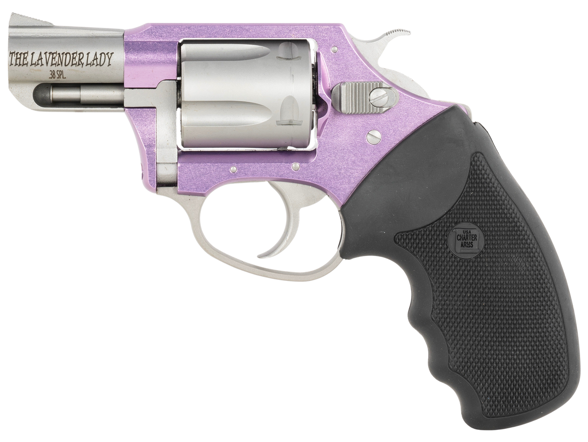 Charter Arms Undercover Lite Lavender Lady 38 Special 2" 5-Shot DA/SA Revolver - Lavender Aluminum/SS — view 2