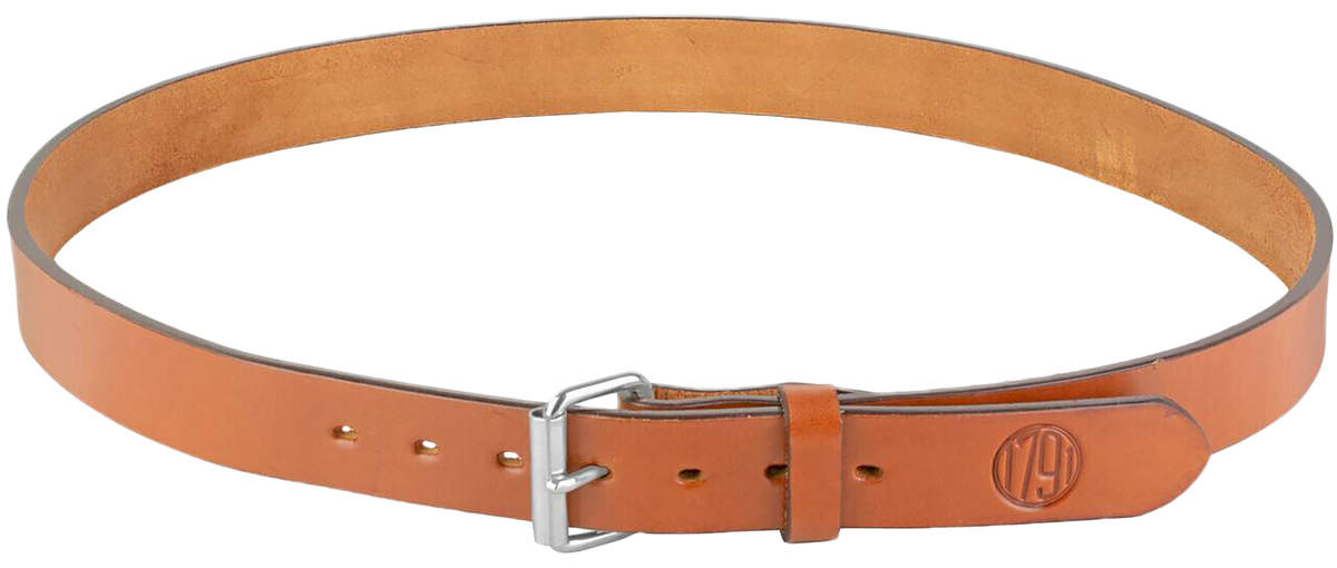 1791 Gunleather BLT-01 Gun Belt Classic Brown Leather 44/48 1.50" Buckle Closure — view 2