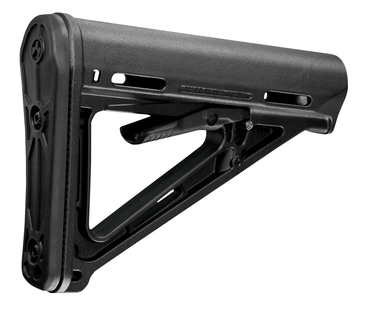 Magpul Industries MOE Carbine Stock Mil-Spec Black Polymer Collapsible 6-Position AR-15/M16/M4 — view 2