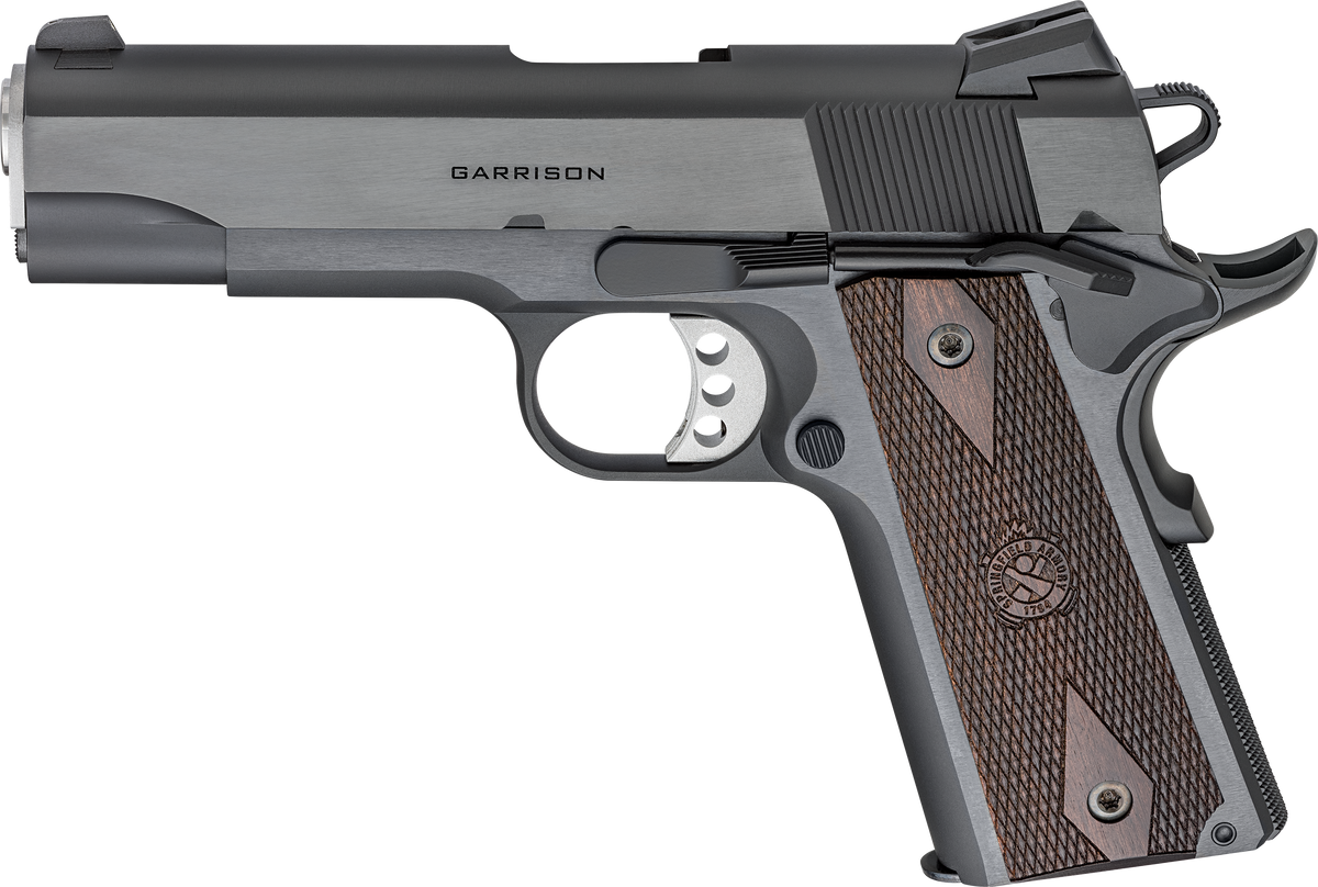 Springfield Armory 1911 Garrison 45 ACP 4.25" 7+1 Pistol - Blued — view 2