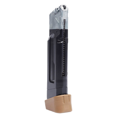 Umarex USA GLOCK 19X Gen5 6mm 14-Rd CO2 Airsoft Magazine - Black/Coyote — view 2