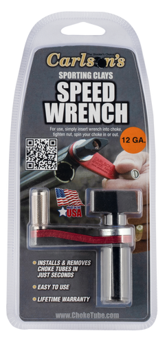 Carlsons Sporting Clays 12 Gauge Speed Choke Wrench - Red/Black Aluminum — view 2