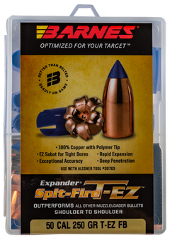 Barnes Bullets Spit-Fire T-EZ Muzzleloader 50 Cal 250gr Polymer Tip 24 Rd Box — view 2