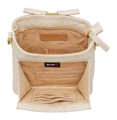 Kingport Industries GTM-201/PB Mini Slim Crossbody CCW Bag - Bone Cowhide — view 2