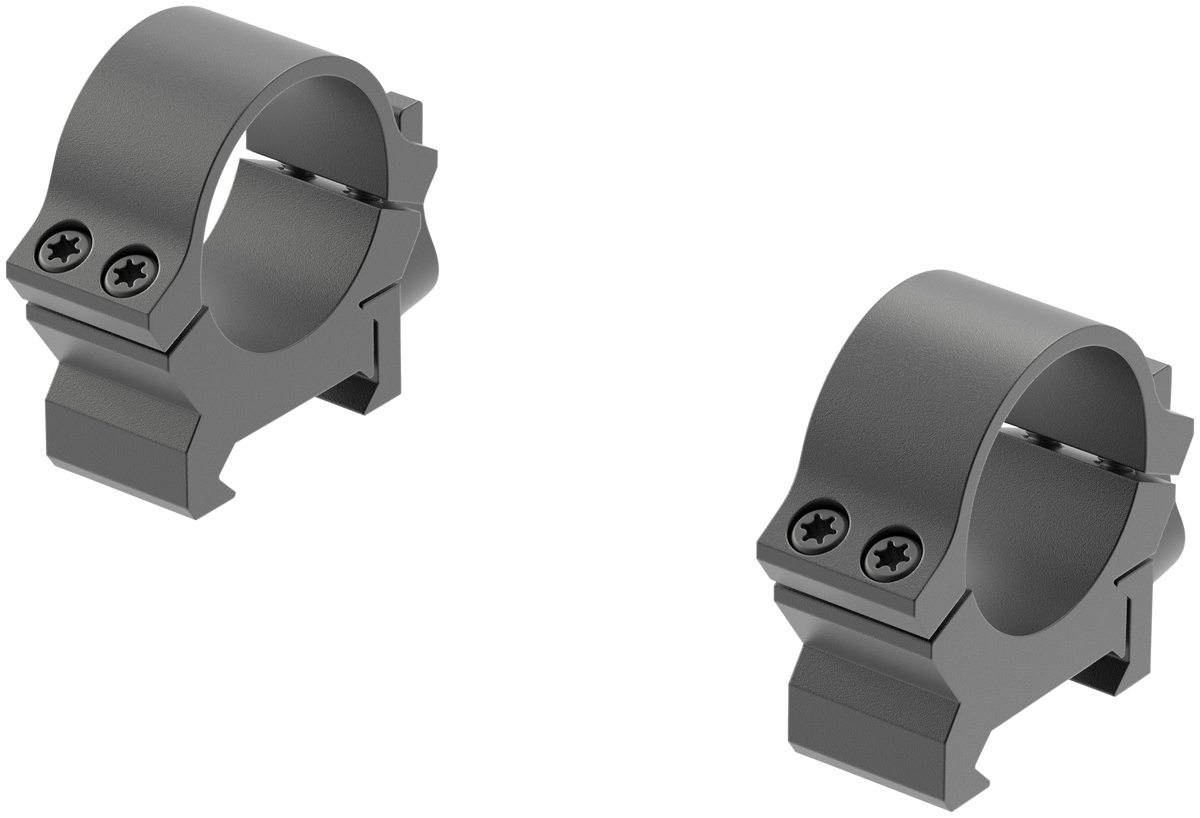 Leupold 174065 QRW2 Cross-Slot 1" Low Matte Black Quick Release Rings — view 2