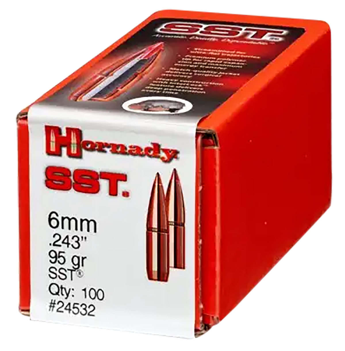 Hornady SST 6mm .243 95 gr Super Shock Tip - 100/Box — view 2
