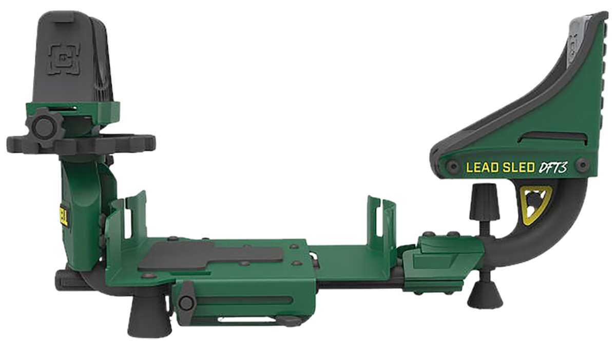 Caldwell Lead Sled DFT 3 Rifle/Shotgun Shooting Rest - Black/Green — view 2
