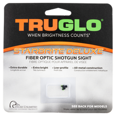 TruGlo StarBrite Deluxe Bead 3mm Green Fiber Optic Front Sight - Black — view 2