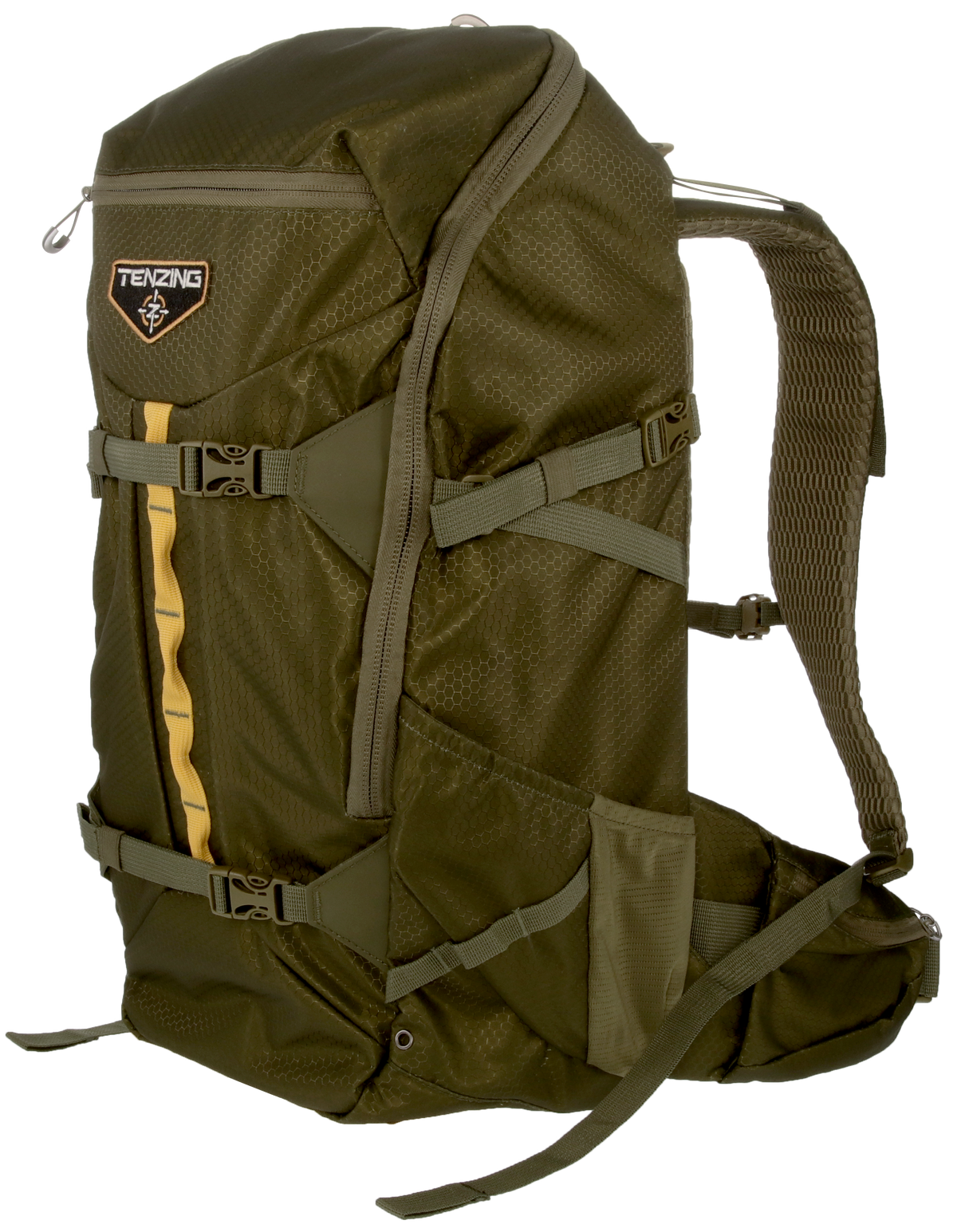Tenzing Whitetail 2100 Day Pack Olive 300D Honeycomb Poly Oxford — view 2