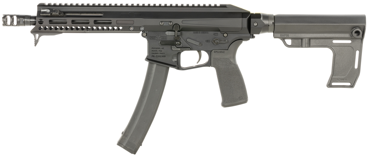 Patriot Ordnance Factory 2125 Phoenix 9mm Luger 8" 35+1 Semi-Auto Pistol - Black Anodized — view 2