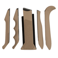 Hogue 13043 Modular Overmolded Pistol Grip Flat Dark Earth Rubber - AR-15/M16 — view 2