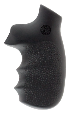Hogue 48000 OverMolded Monogrip Black Rubber Finger Grooves Grip for Colt Detective Special/Diamondback/Cobra — view 2
