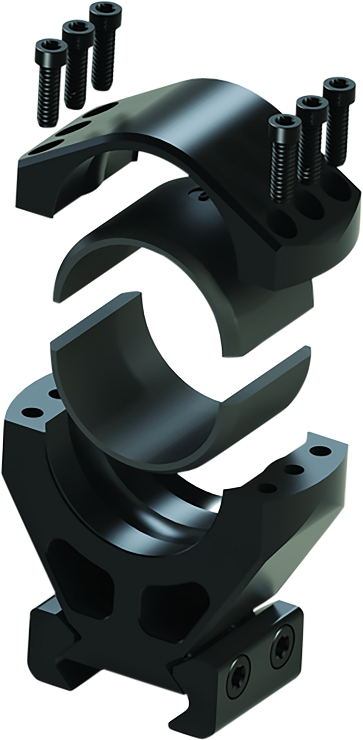 Burris XTR Signature Rings 30mm 1" Height Matte Black - 2-Pc Picatinny/Weaver — view 2