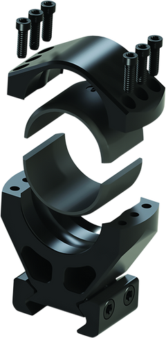 Burris XTR Signature Rings 30mm 1" Height Matte Black - 2-Pc Picatinny/Weaver — view 2