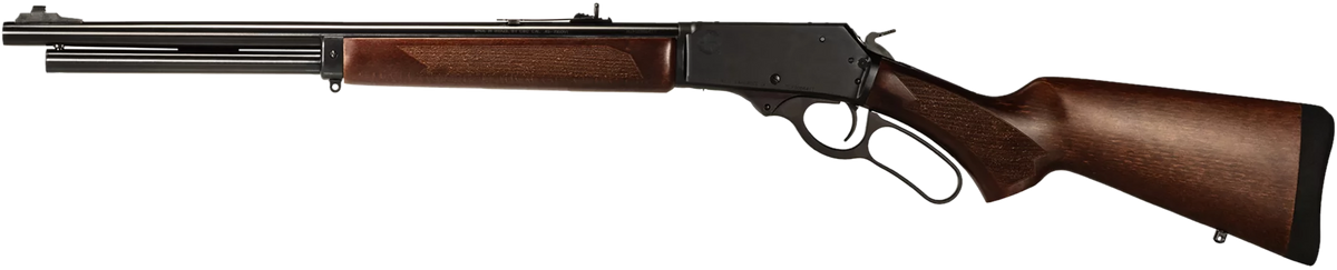 Rossi R95 45-70 Government 20" 6+1 Lever Action Rifle - Black Oxide Hardwood Stock — view 2
