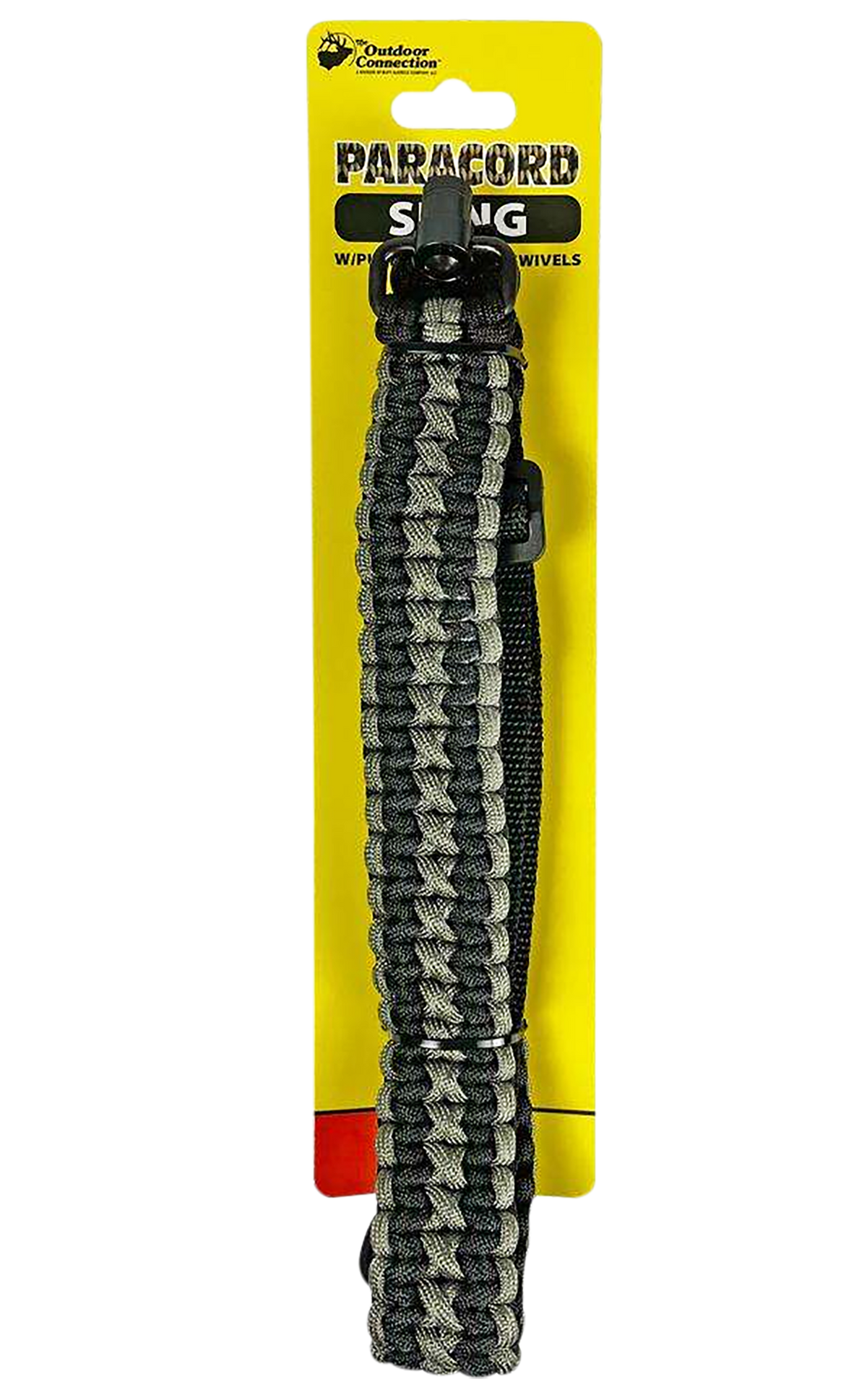 Boyt Harness Outdoor Connection 43" Black Nylon Paracord Rifle Sling w/ QD Swivels — view 2
