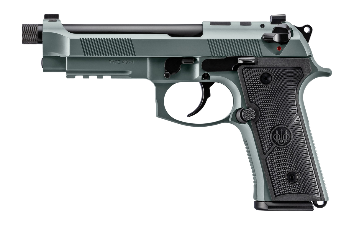 Beretta M9A4 Overlanding 9mm Luger 5.10" 15+1 DA/SA Pistol - Lunar Cerakote - Threaded Barrel — view 2