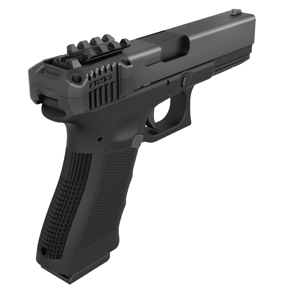 Recover Innovations PCH17 Charging Handle for Glock 17/19/22/23/24/31/32/34/35/45 & G17T/G19T - Glass Reinforced Polymer — view 2