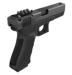 Recover Innovations PCH17 Charging Handle for Glock 17/19/22/23/24/31/32/34/35/45 & G17T/G19T - Glass Reinforced Polymer — view 2