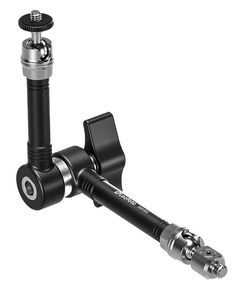 Leofoto USA AM-6X Magic Arm + GMC-02 Clamp Set for Kestrel — view 2