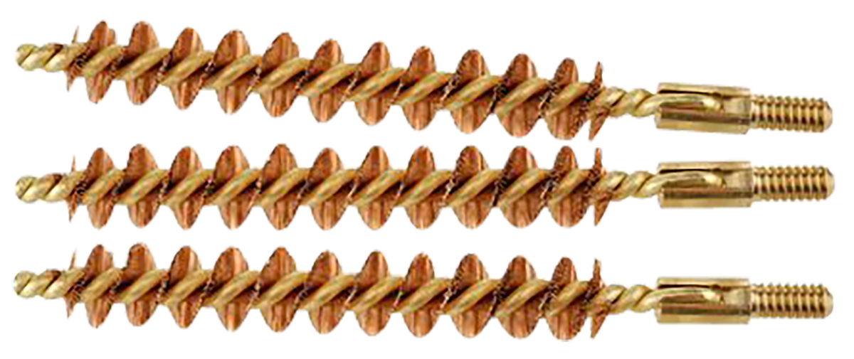 Tipton Best Bore Brush .22 Cal 3-Pack Bronze Bristles Brass Core — view 2