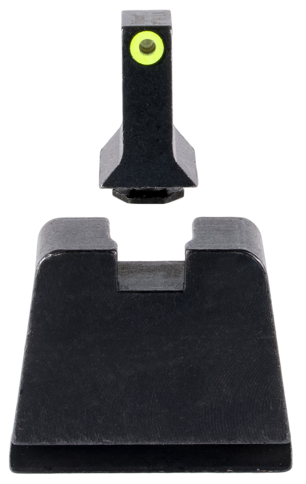 Trijicon GL243-C-601147 Suppressor/Optic Height Sights Green Tritium Yellow Outline Front - Black/Blank Rear - Glock 42/43/43X/48 — view 2
