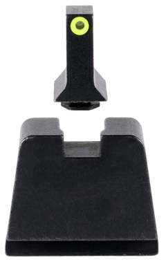 Trijicon GL243-C-601147 Suppressor/Optic Height Sights Green Tritium Yellow Outline Front - Black/Blank Rear - Glock 42/43/43X/48 — view 2