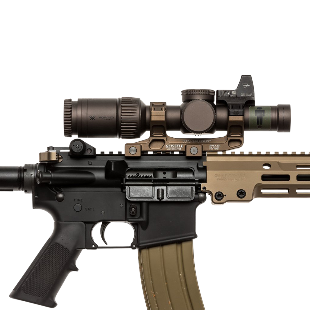 Reptilia ROF-90 30mm Geissele Super Precision Mount for Trijicon RMR - Black Hardcoat Anodized — view 2