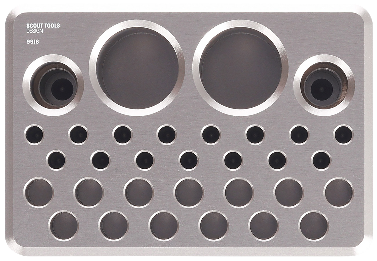 Columbia River CRKT 9916 Driver and Bit Storage Block Gray — view 2