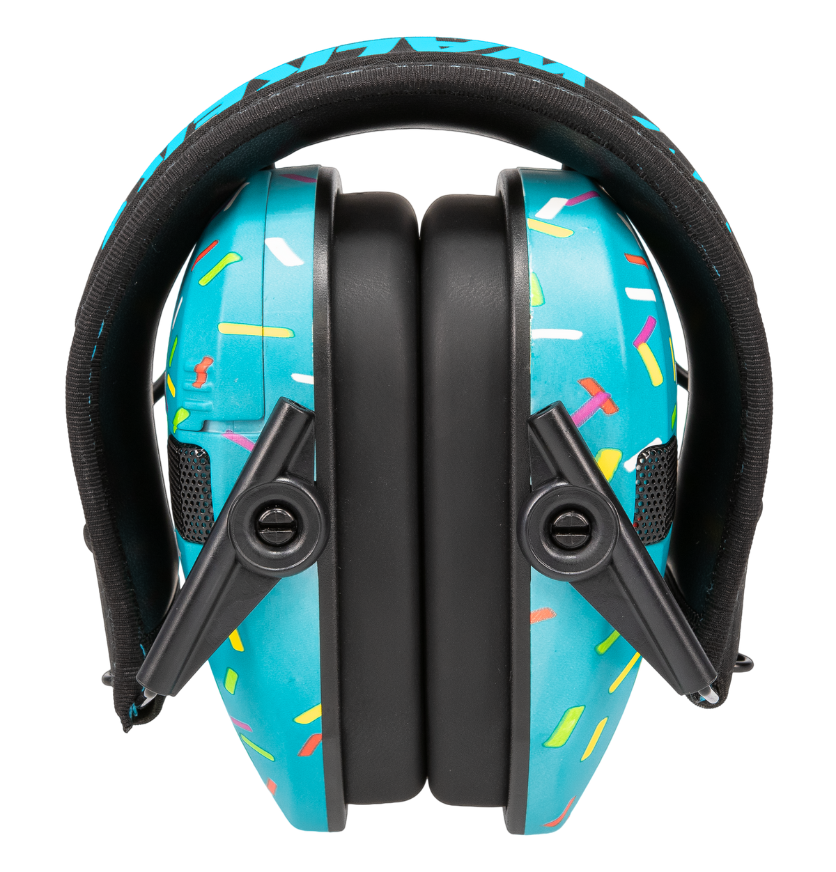 Walkers Game Ear Razor Slim Electronic Muff 23 dB Over the Head - Blue Sprinkles — view 2