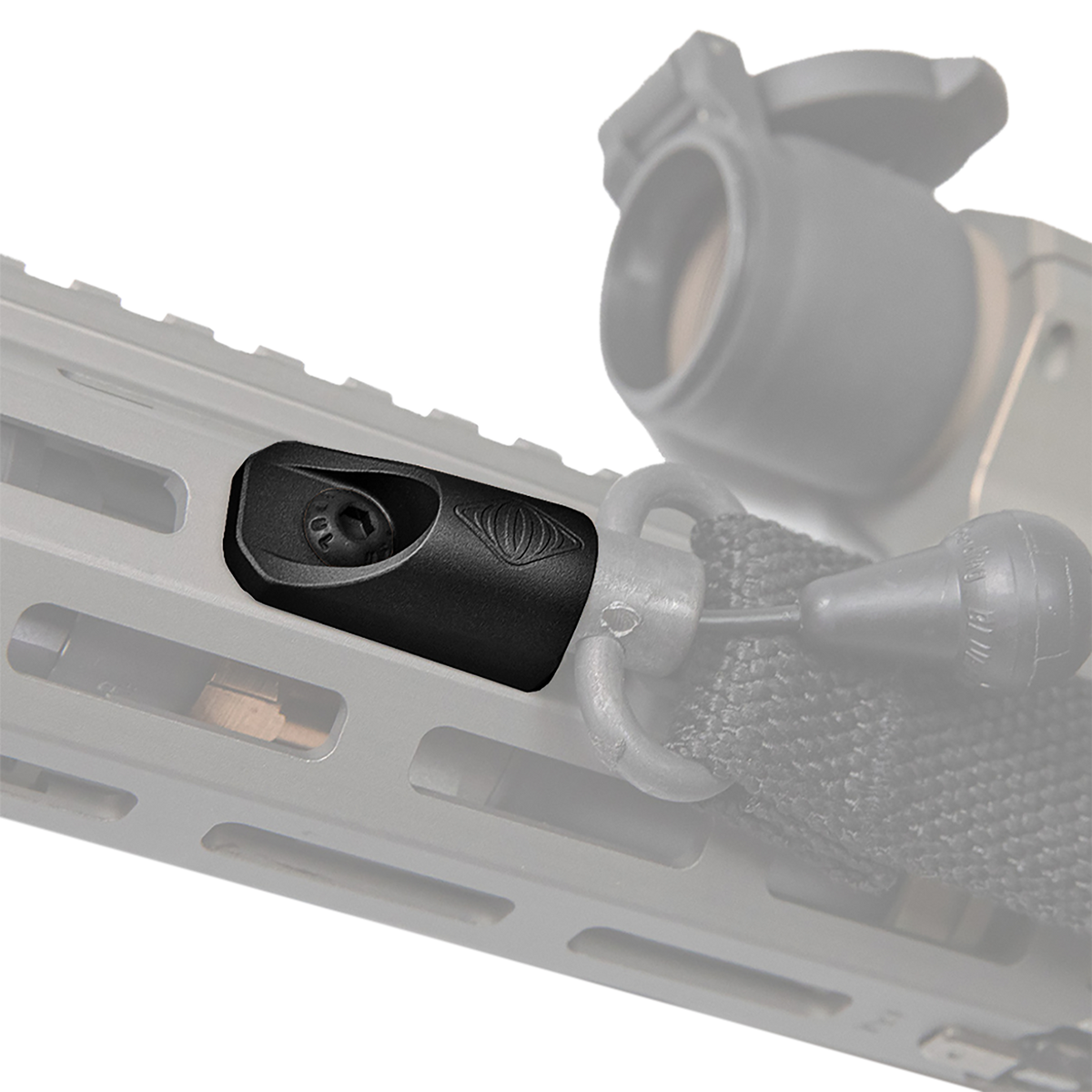 Reptilia Socket M-LOK QD Sling Mount Black 7075-T6 Aluminum — view 2