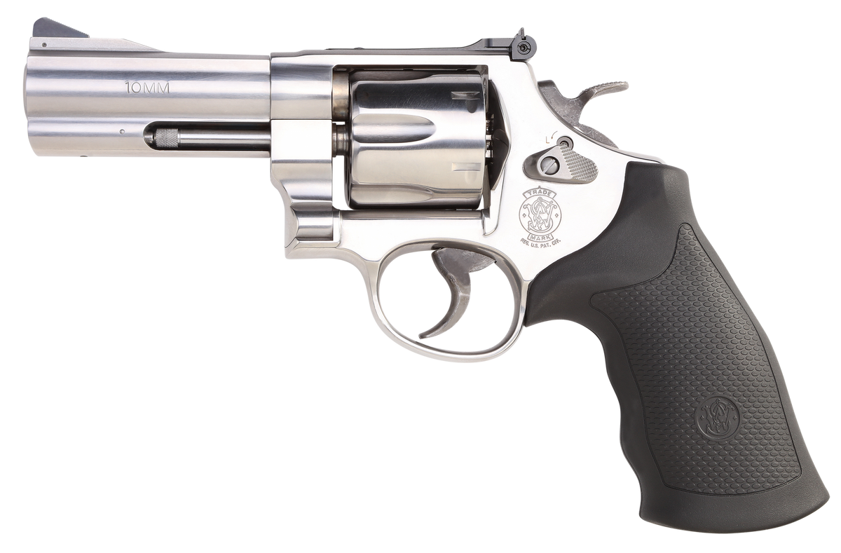 Smith & Wesson Model 610 10mm Auto/40 S&W 4" 6-Shot DA/SA Stainless N-Frame Revolver — view 2
