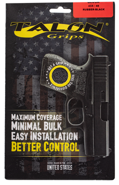 Talon Grips 385R Adhesive Grip Textured Black Rubber for Glock 43X/48 — view 2