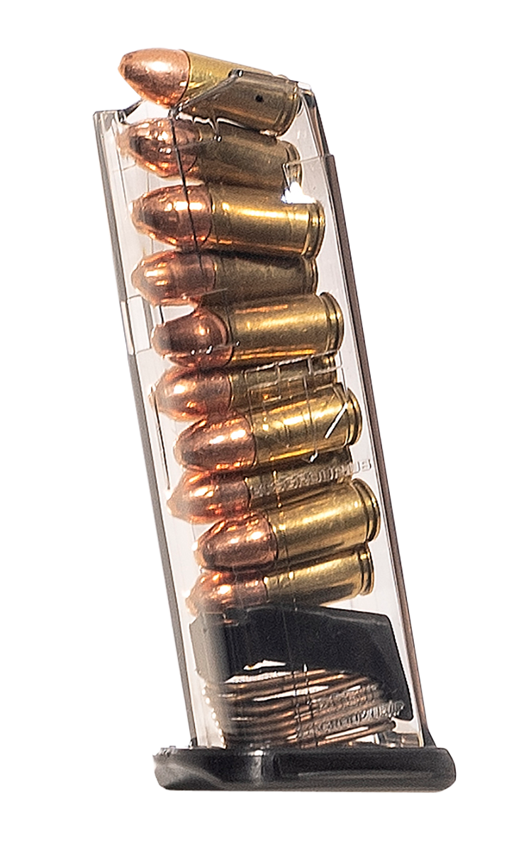 ETS Group GLK43X 9mm Luger 10rd Clear Polymer Magazine - Fits Glock 43X/48 — view 2