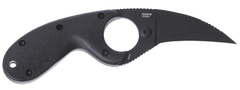Columbia River CRKT 2516K Bear Claw 2.39" Fixed Hawkbill Plain Black Powder Coated AUS-8A SS Blade Black GRN Handle — view 2