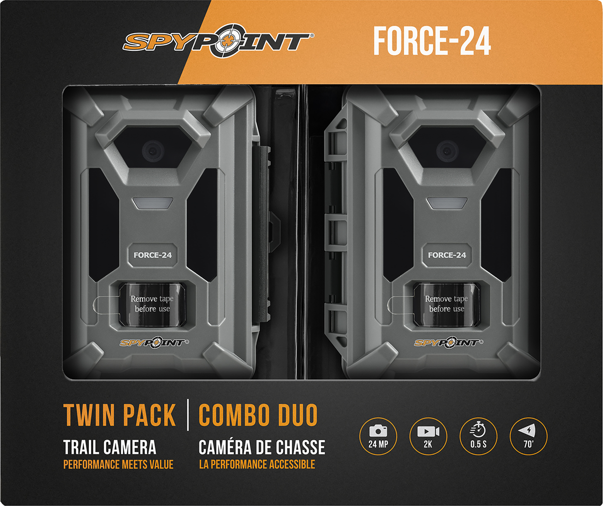Spypoint Force-24 Twin Pack 24MP 2K Video Non-Cellular Trail Camera — view 2