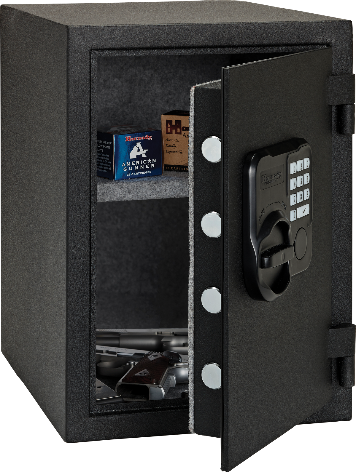 Hornady Fireproof Keypad Safe Holds 2 Handguns Steel - Black Powder Coat — view 2