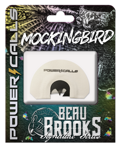Power Calls Beau Brooks Signature Series Mockingbird Diaphragm Turkey Call - White / Black — view 2