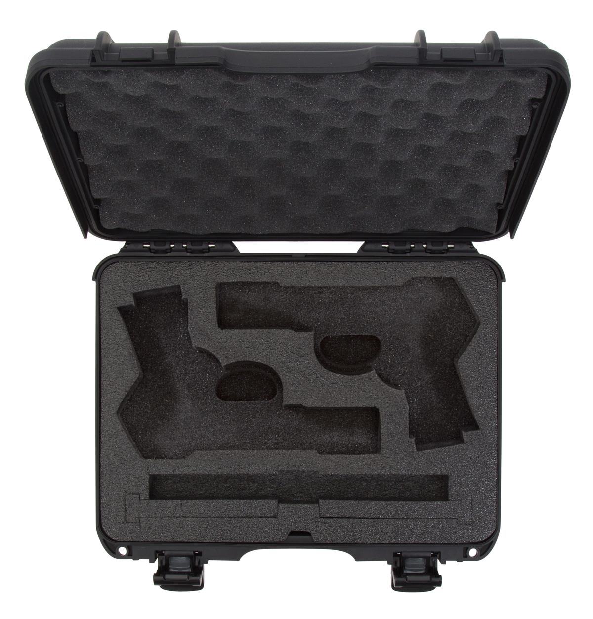 Nanuk 910 Classic 2 Up Pistol Case Black Polymer — view 2