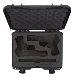 Nanuk 910 Classic 2 Up Pistol Case Black Polymer — view 2